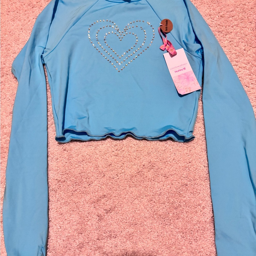 Blue Heart Design swim top